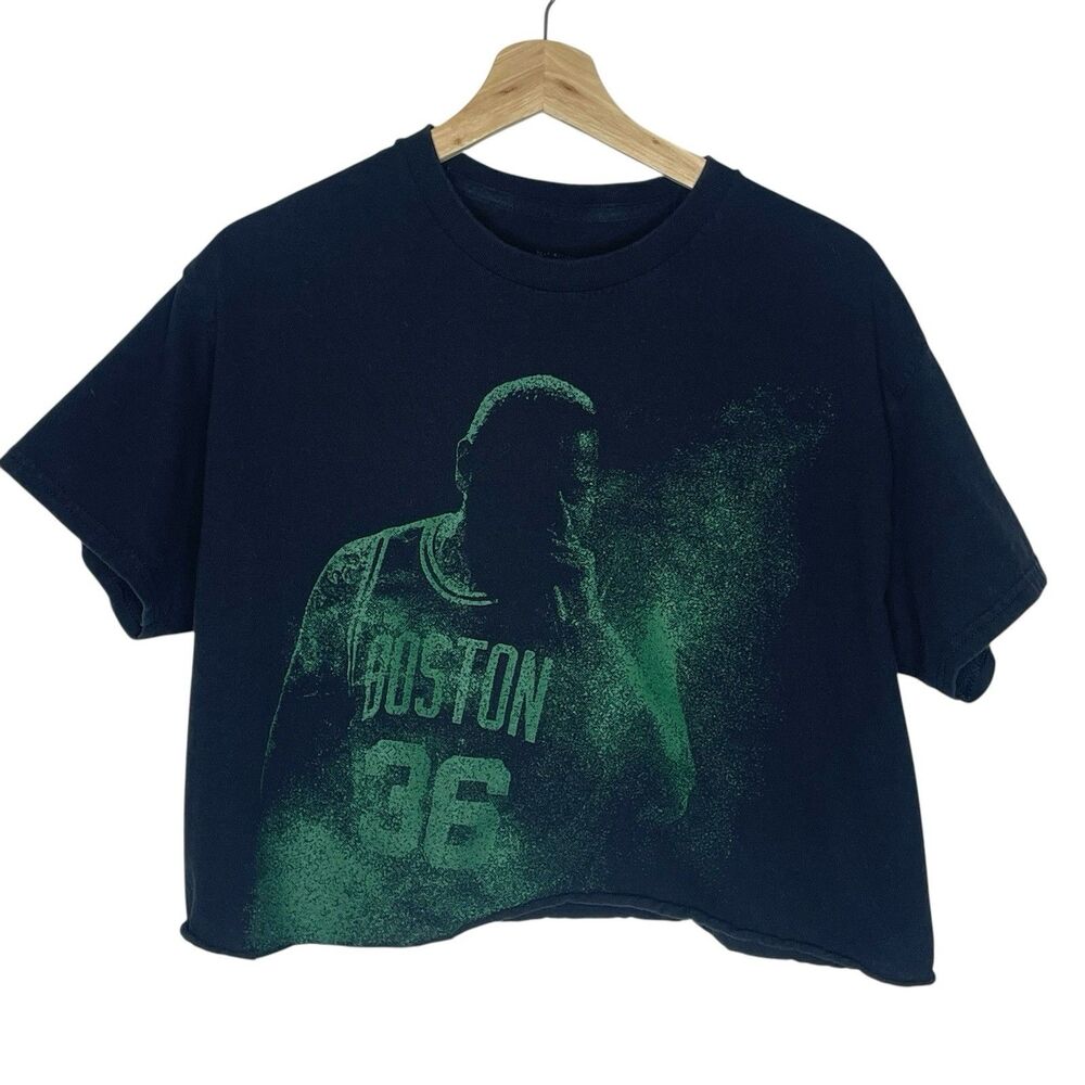 Post Malone Boston Official Crop Shirt Large RARE TD Garden 10/10/22 12 Carat